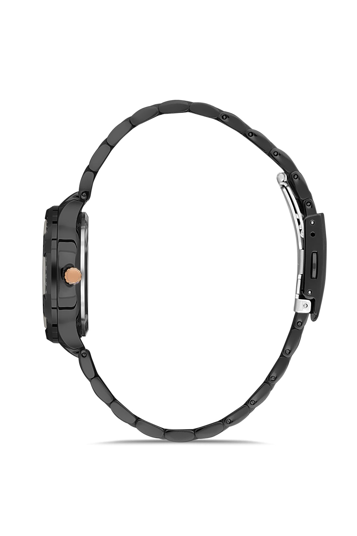 DAVID GUNER Siyah Kaplamalı Takvimli Kadın Kol Saati - DG-8389LA-G2