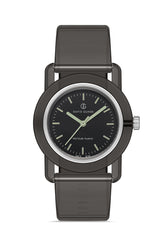 DAVID GUNER Siyah Plastik Kordonlu Geri Dönüştürülebilir Su Geçirmez Unisex Kol Saati - DG-8661LD-G2