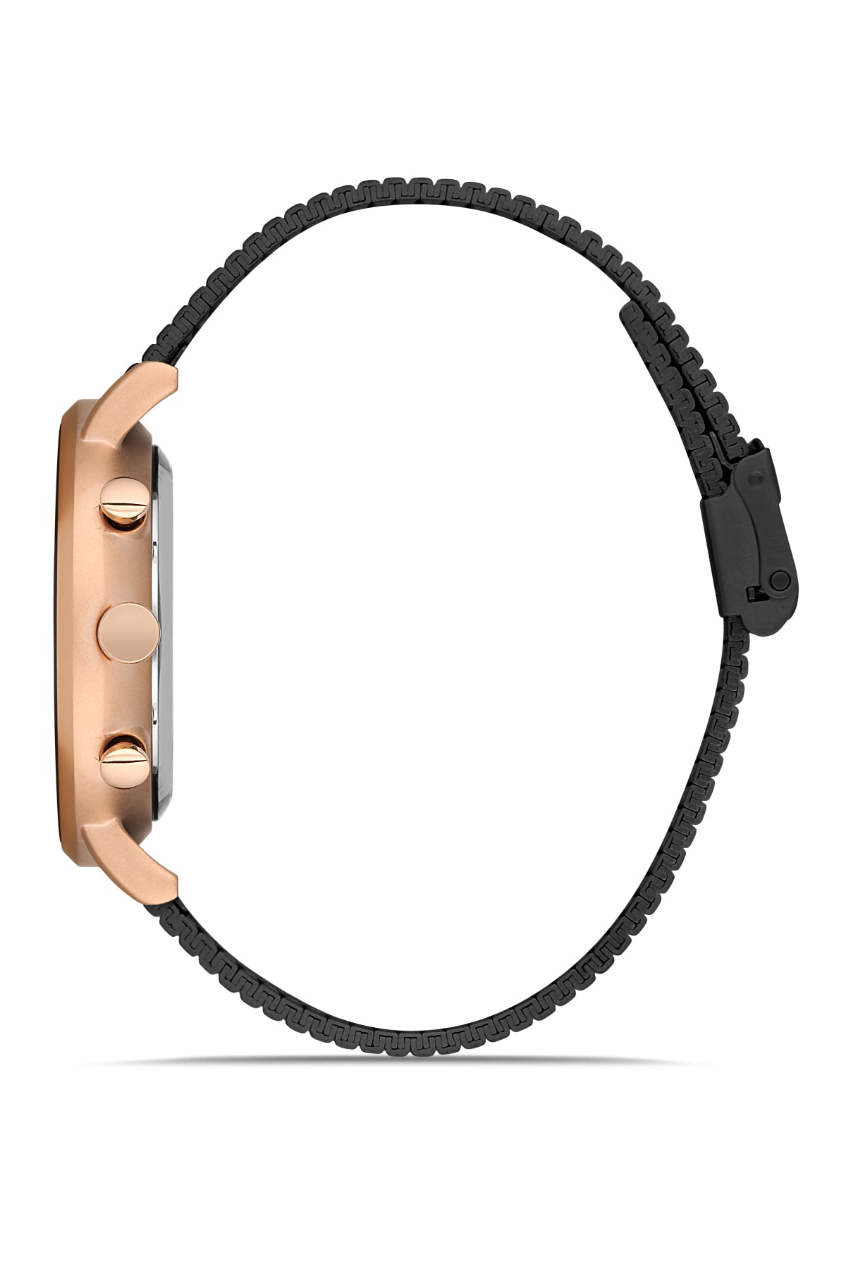 DAVID GUNER Black Rose Plating Black Dial Men's Watch