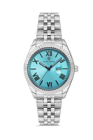 DAVID GUNER Turquoise Dial Women's Watch