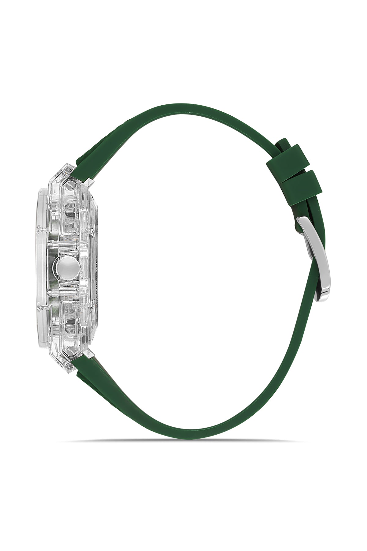 DAVID GUNER Yeşil Kadranlı Gümüş Kaplamalı Otomatik Erkek Kol Saati - DG-8659GD-ZM10