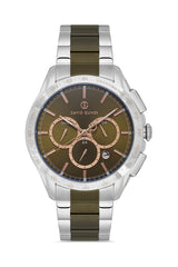 DAVID GUNER Yeşil Kadranlı Gümüş-Yeşil Kaplamalı Erkek Kol Saati - DG-8624GA-ZM10