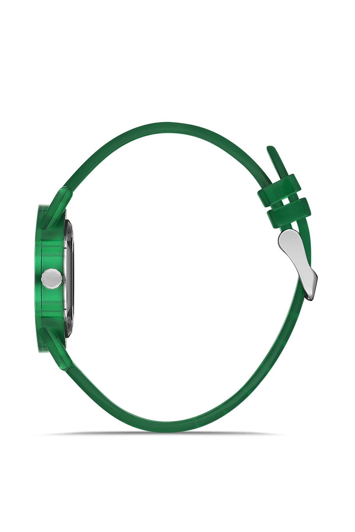 DAVID GUNER Yeşil Plastik Kordonlu Geri Dönüştürülebilir Su Geçirmez Unisex Kol Saati - DG-8661LD-ZF10