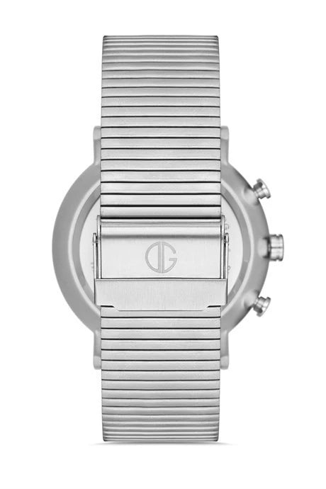 DAVID GUNER Silver Plated Silver Dial Men's Wristwatch