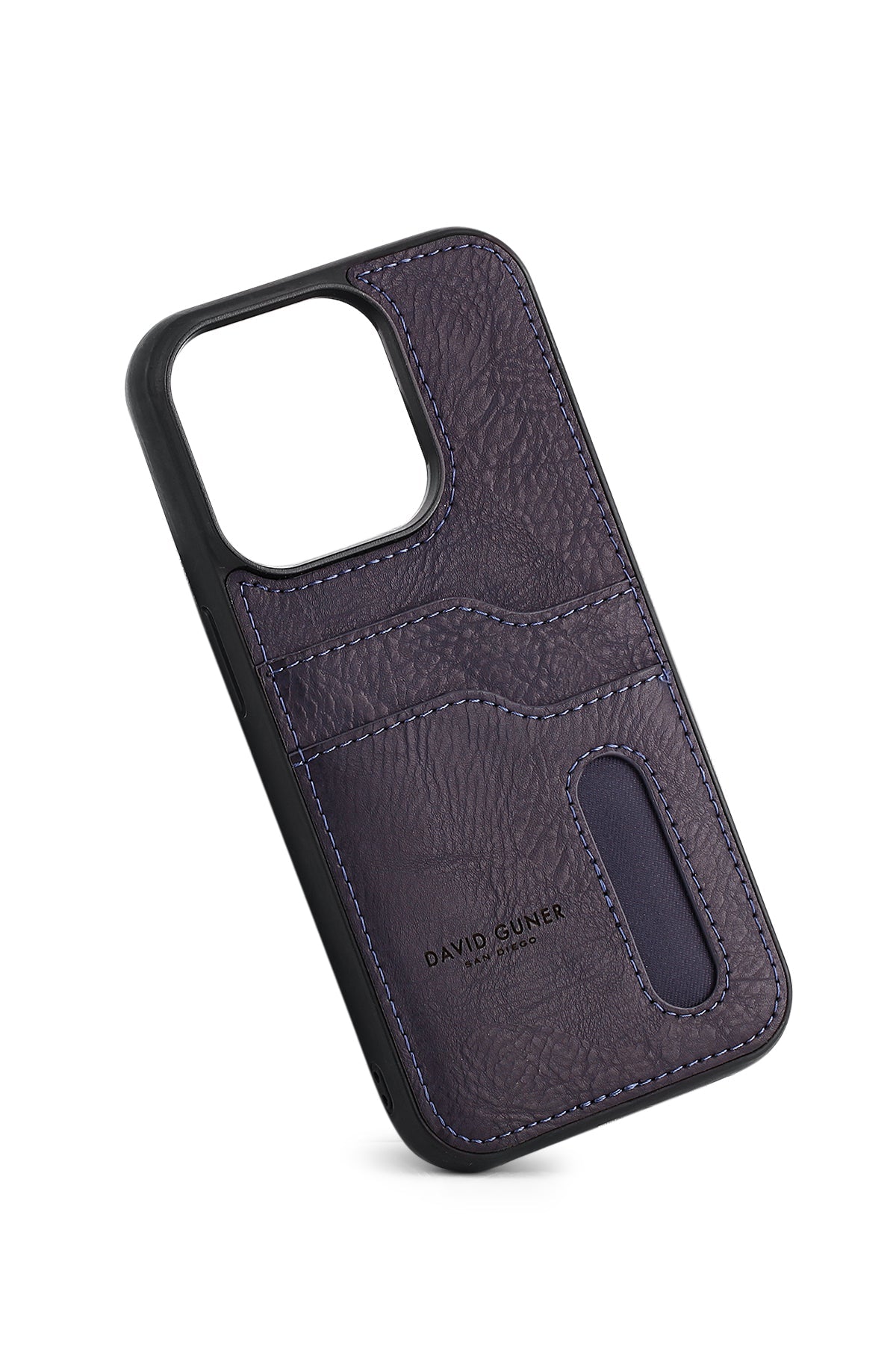 Navy Blue Nubuck Phone Case
